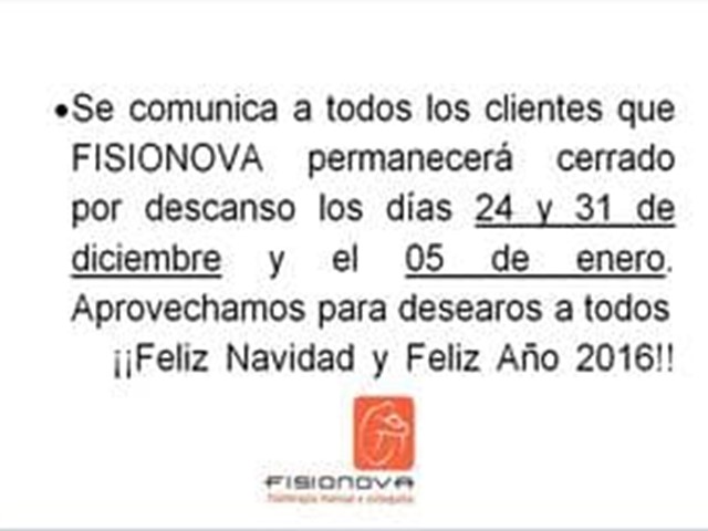 Aviso importante