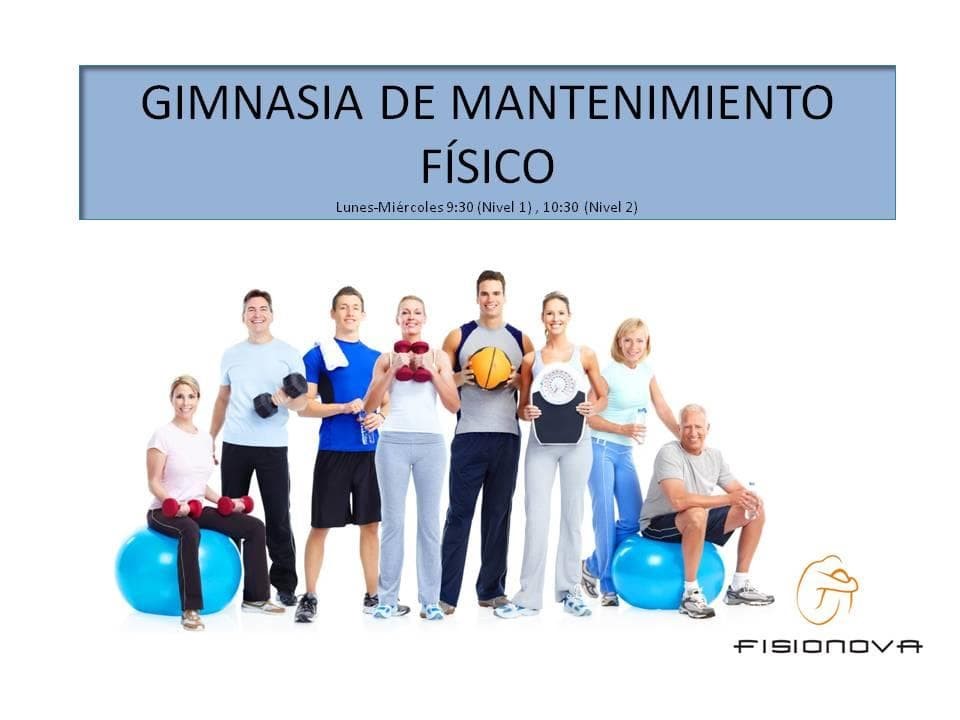 GIMNASIA DE MANTENIMIENTO PARA TODAS LAS EDADES